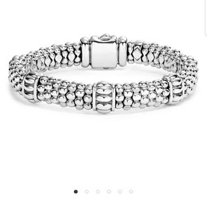 Lagos Caviar Fluted Beaded Bracelet